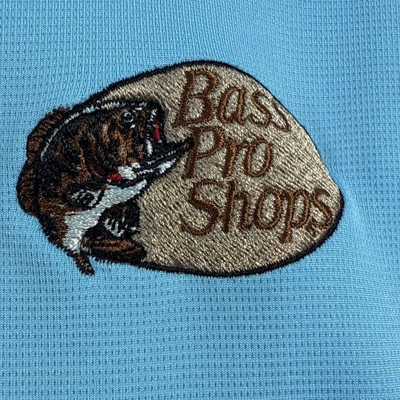 Bass Pro Shops Tracker Boats Polo Shirt Men's XLT World Wide Sportsman Coolmax - Picture 5 of 10